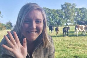 Milly Fyfe and her cows